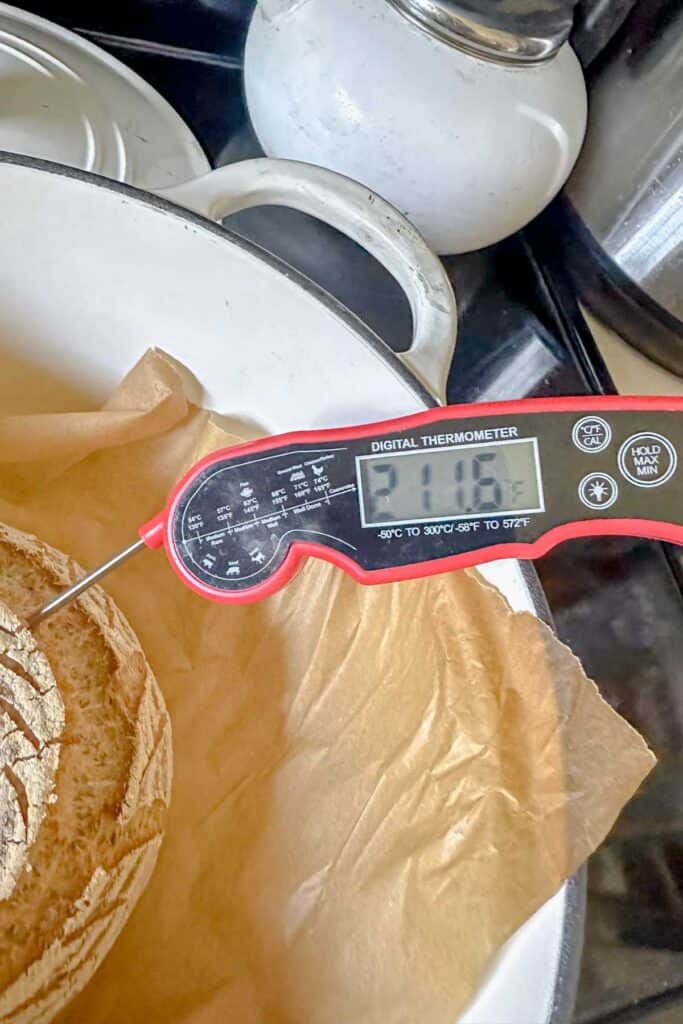 internal temperature should be 210 degrees F