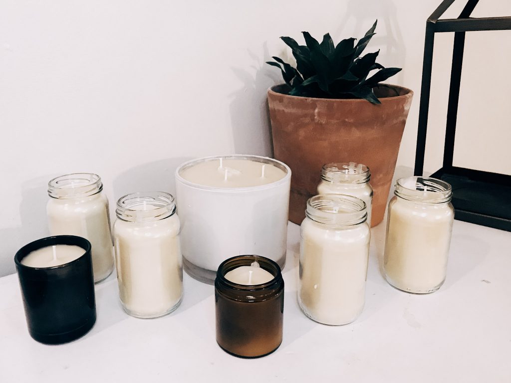homemade Christmas candles for gifts