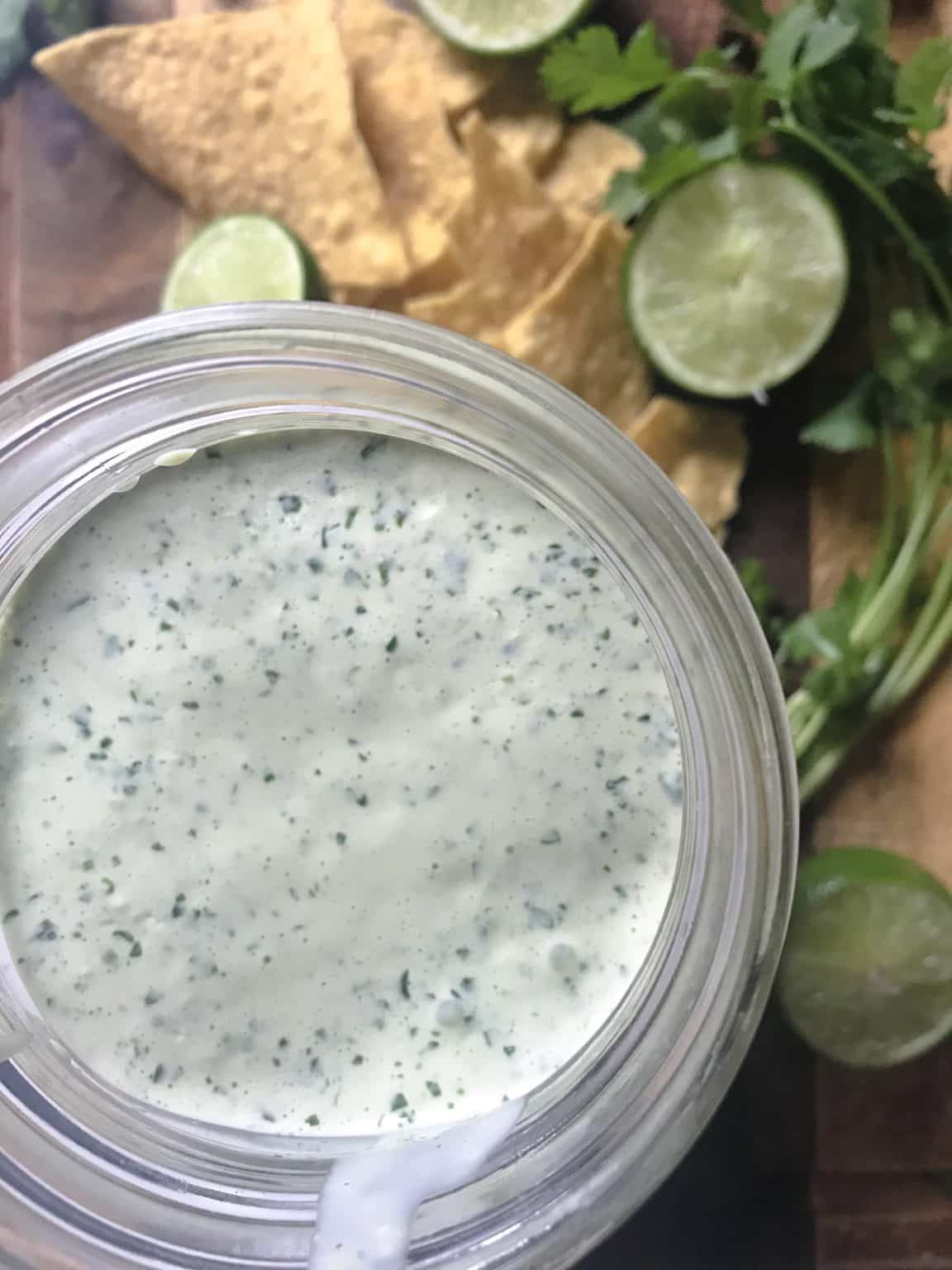 The Best Cilantro Lime Crema Sauce For Tacos Joanna Overly