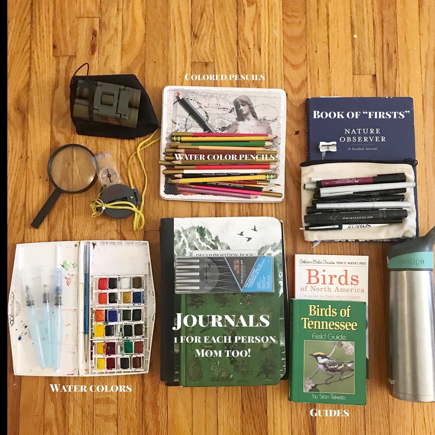 Nature Journaling for Beginners Supply List - Lily & Thistle