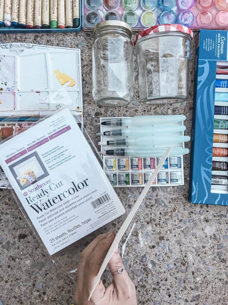 A Nature Art Journal: What's in your nature journal bag…