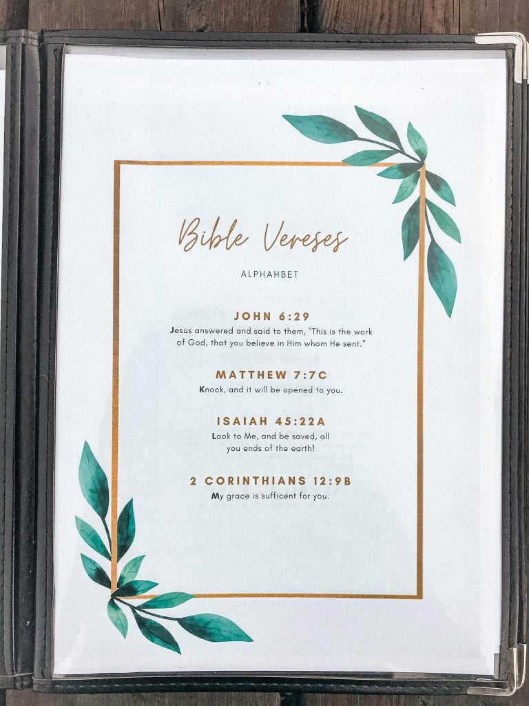 ABC Bible Verses