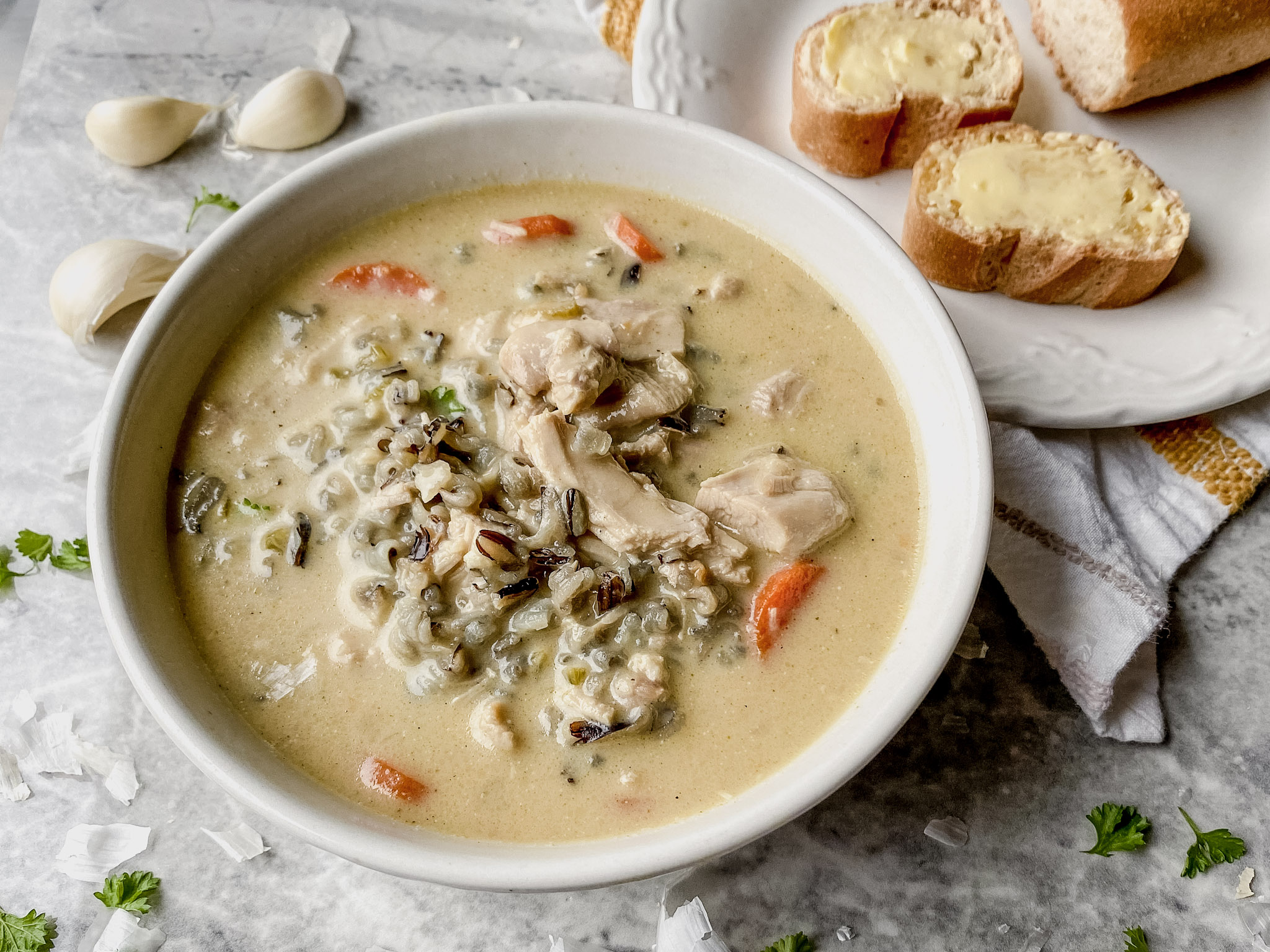 Easy Chicken and Wild Rice Soup - unOriginal Mom