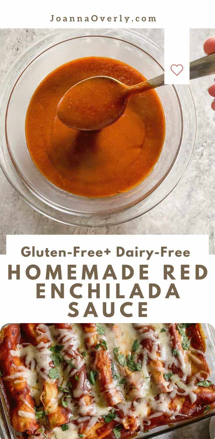 Easy Homemade Red Gluten Free Enchilada Sauce Recipe Joanna Overly