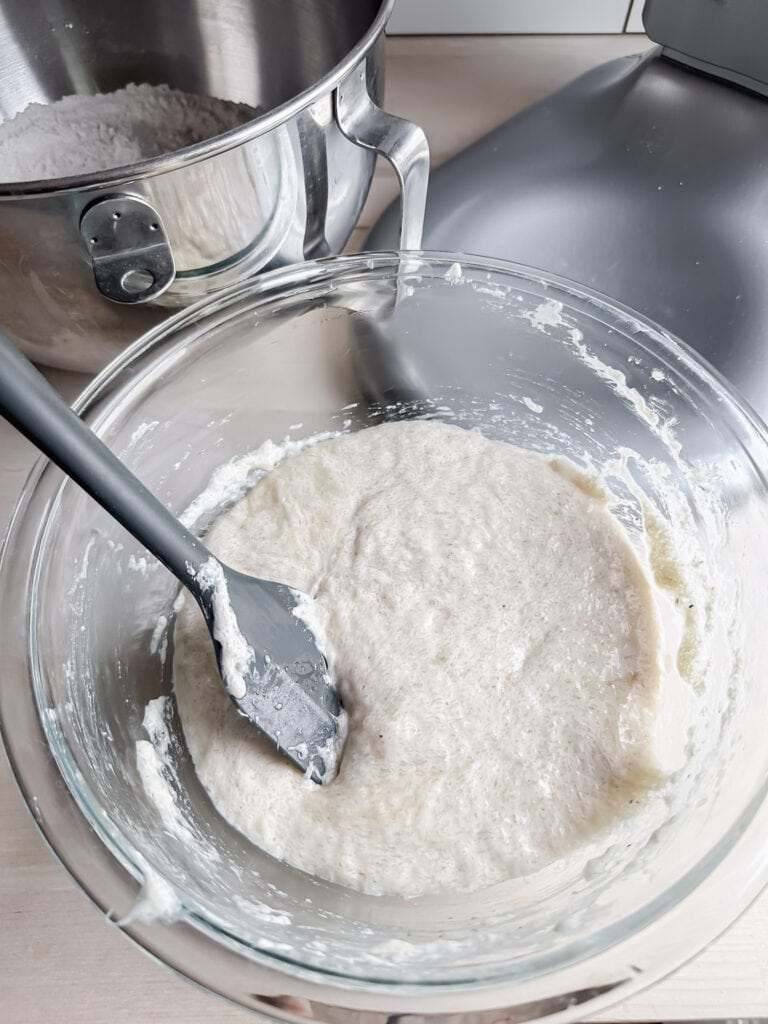 bowl of wet ingredients